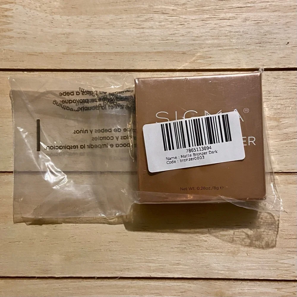 Sigma Beauty Matte Bronze (Dark) / Buildable, Long Wear, Buttery Soft / NIB